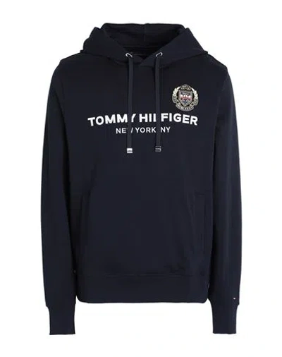 Tommy Hilfiger Man Sweatshirt Midnight Blue Size Xl Cotton