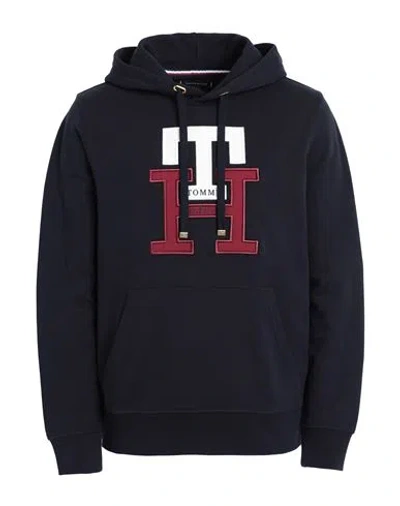 Tommy Hilfiger Man Sweatshirt Midnight Blue Size L Cotton