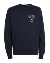 Tommy Hilfiger Man Sweatshirt Midnight Blue Size Xl Cotton In Blue