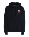 Tommy Hilfiger Man Sweatshirt Midnight Blue Size S Cotton, Polyester In Blue