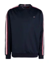 Tommy Hilfiger Man Sweatshirt Midnight Blue Size Xl Polyester In Blue