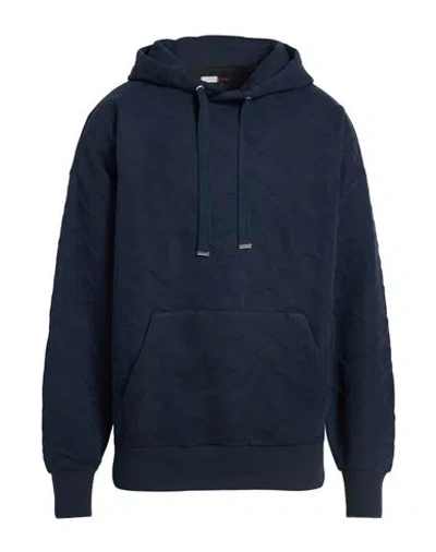 Tommy Hilfiger Man Sweatshirt Midnight Blue Size S Polyester, Cotton