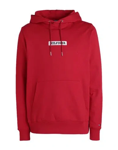 Tommy Hilfiger Man Sweatshirt Red Size L Cotton