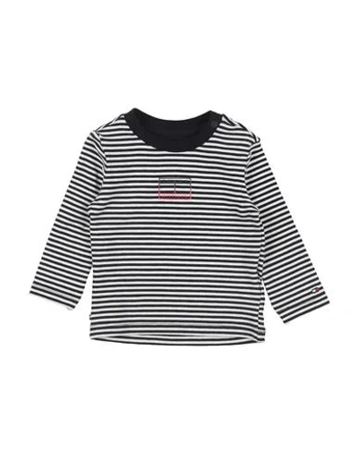 Tommy Hilfiger Man T-shirt Black Size 12 Cotton, Elastane