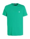 Tommy Hilfiger Man T-shirt Green Size L Cotton