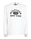 Tommy Hilfiger Man T-shirt Ivory Size Xl Cotton In White
