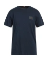 Tommy Hilfiger Man T-shirt Navy Blue Size Xxl Cotton