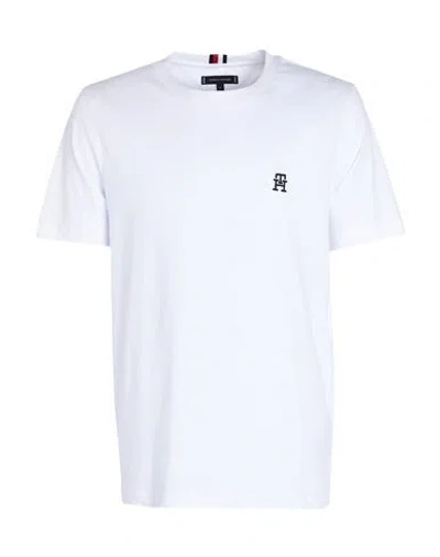 Tommy Hilfiger Man T-shirt White Size L Cotton