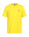Tommy Hilfiger Man T-shirt Yellow Size L Cotton