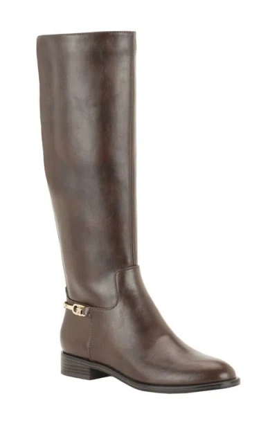 Tommy Hilfiger Marlay Knee High Boot In Mid Brown