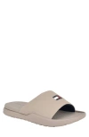 Tommy Hilfiger Marmo Slide Sandal In Taupe 240