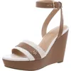 Tommy Hilfiger Maroe Womens Faux Leather Ankle Strap Platform Sandals In Multi