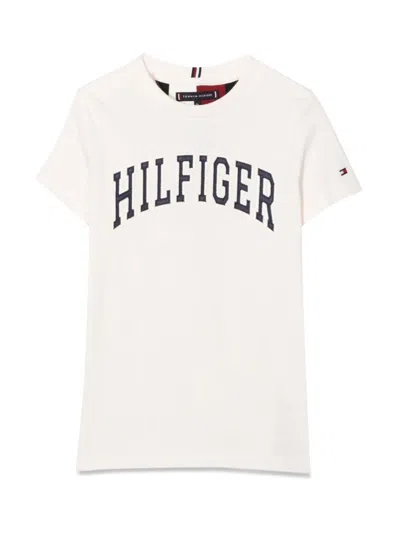 Tommy Hilfiger Kids' M/c Varsity T-shirt In White