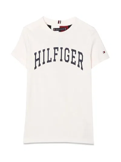 Tommy Hilfiger Varsity-inspired Cotton Blend T-shirt In White