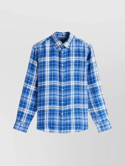 TOMMY HILFIGER MEDIUM CHECK SHIRT IN LINEN