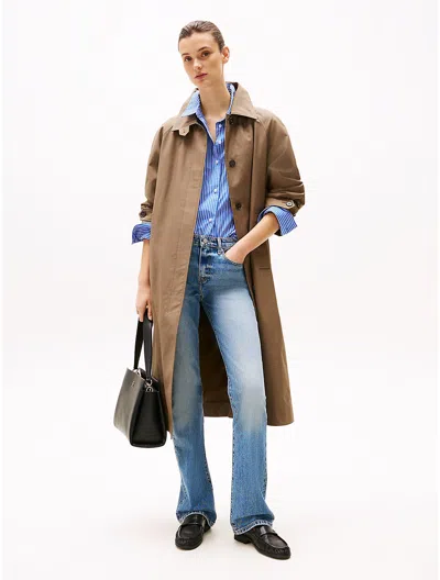 Tommy Hilfiger Medium Wash Mid In Blue