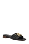Tommy Hilfiger Women's Meliei Block Heel Slide Sandals In Black