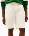 Tommy Hilfiger Man Shorts & Bermuda Shorts Cream Size 33 Linen, Polyester In Neutral