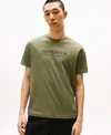 Tommy Hilfiger Tommy 1985 Stripe Logo T In Green