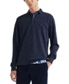 Tommy Hilfiger Men's 1985 Regular-fit Long-sleeve Polo Shirt In Desert Sky