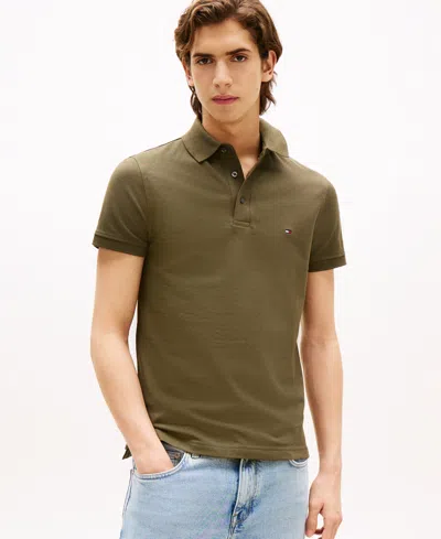 Tommy Hilfiger Men's 1985 Slim Fit Polo Shirt In Green