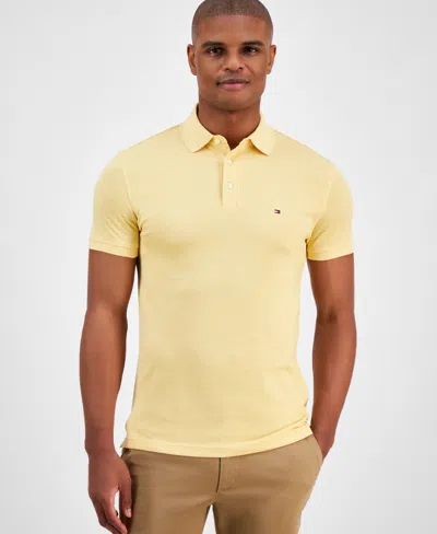 Tommy Hilfiger Men's 1985 Slim Fit Polo Shirt In Light Yellow