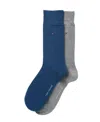 Tommy Hilfiger Men's 2-pack Solid Dress Socks In Multi