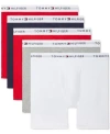 Tommy Hilfiger Men's 3-pack Classic Cotton Boxer Briefs In Mahogany