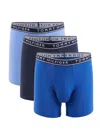 Tommy Hilfiger Men's 3-pack Logo Boxer Briefs In Midnight Blue