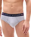Tommy Hilfiger Men's 3-pack All Day Comfort Briefs In Desert Sky,grey Heather,desert Sky