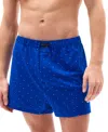 Tommy Hilfiger Men's 3-pack All Day Comfort Knit Boxers In Primary Red,royalty Micro Flag,desert