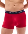 Tommy Hilfiger Men's 3-pack All Day Comfort Trunks In Desert Sky,grey Heather,desert Sky