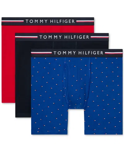 Tommy Hilfiger Men's 3-pack All Day Comfort Boxer Briefs In Multi