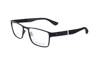 Tommy Hilfiger Men's 54 Mm Matte Black Eyeglasses Th1543-003-54