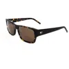 Tommy Hilfiger Men's 56 Mm Brown Sunglasses