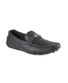 Tommy Hilfiger Men's Aires Slip Ons Driving Loafers In Black