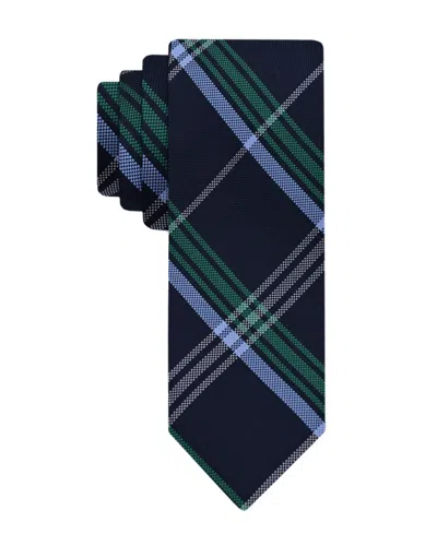 Tommy Hilfiger Men's Alexander Plaid Classic Tie In Navy,green