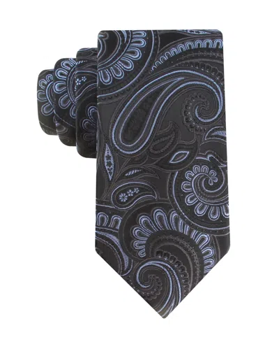 Tommy Hilfiger Men's Alvin Paisley Classic Tie In White