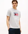 Tommy Hilfiger Americana Monotype Flag Box Mens T Shirt In White