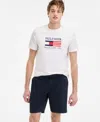 Tommy Hilfiger Americana Monotype Flag Box Mens T Shirt In White