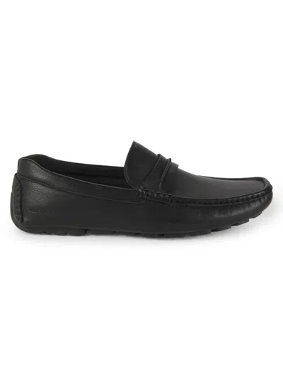 Tommy Hilfiger Men's Ardwin Driving Penny Loafers In Black