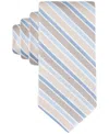 Tommy Hilfiger Men's Artesia Stripe Tie In Taupe