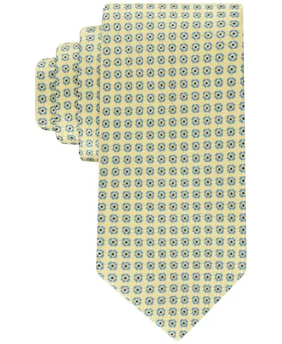 Tommy Hilfiger Men's Arvin Medallion Tie In Yellow