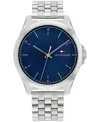 Tommy Hilfiger Men's Quartz Silver Stainless Steel Watch 42mm In Silver