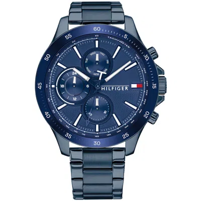 Tommy Hilfiger Men's Bank Blue Dial Watch