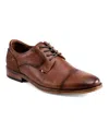 Tommy Hilfiger Men's Barmi Cap Toe Derby Shoes In Cognac