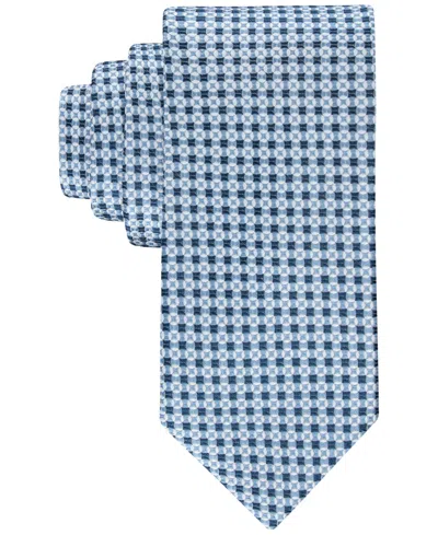 Tommy Hilfiger Men's Barstow Geo-pattern Tie In Blue
