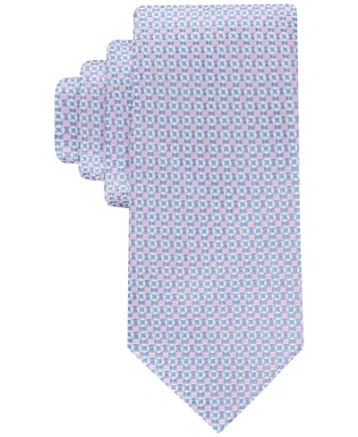 Tommy Hilfiger Men's Barstow Geo-pattern Tie In Pink