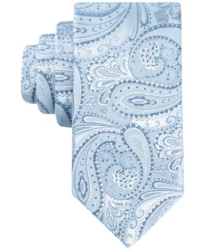 Tommy Hilfiger Men's Bell Paisley Tie In Light Blue
