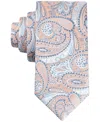 Tommy Hilfiger Men's Bell Paisley Tie In Orange